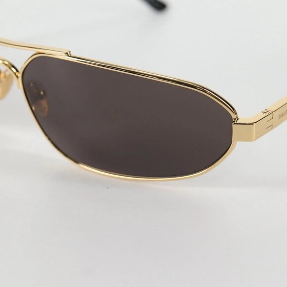 BALENCIAGA Sunglasses plastic Gold Auth am9066M main image 5